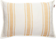 Linen Stripe Cushion Home Textiles Cushions & Blankets Cushions Yellow GANT