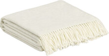 Logo Throw Home Textiles Cushions & Blankets Blankets & Throws Cream GANT