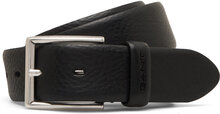 Classic Leather Belt Accessories Belts Classic Belts Black GANT