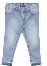 Kids Star Print Super Skinny Ankle Jeans With Washwell &#153 Jeans Skinny Jeans Blå GAP*Betinget Tilbud
