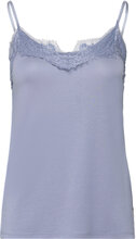 Ladies Singlet T-shirts & Tops Sleeveless Blå Garcia*Betinget Tilbud