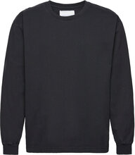 Heavy L/S Tee - Black Tops T-shirts Long-sleeved Black Garment Project