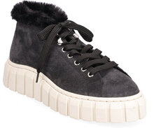 Balo Sneaker Boot - Black Suede Shoes Sneakers Chunky Sneakers Svart Garment Project*Betinget Tilbud