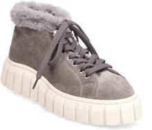 Balo Sneaker Boot - Grey Suede Shoes Sneakers Chunky Sneakers Grå Garment Project*Betinget Tilbud