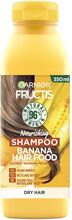 Garnier Fructis Hair Food Banana Shampoo 350 Ml Sjampo Nude Garnier*Betinget Tilbud