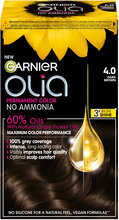 Garnier Olia 4.0 Dark Brown Beauty Women Hair Care Color Treatments Brown Garnier