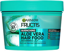Garnier, Fructis, Hair Food, Aloe Vera, Hydrating Hair Mask For Dehydrated Hair, 400 Ml Hårinpackning Nude Garnier