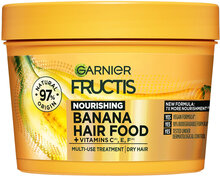 Garnier, Fructis, Hair Food, Banana, Nourishing Hair Mask For Dry Hair, 400 Ml Hårinpackning Nude Garnier