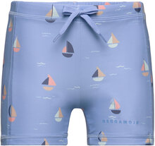 Uv-Short Pants Swimwear Uv Clothing Uv Bottoms Blue Geggamoja