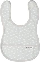 Bib Rabbit Baby & Maternity Care & Hygiene Dry Bibs Grå Geggamoja*Betinget Tilbud