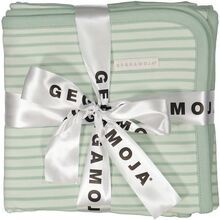 Baby Blanket Classic Gift Sets Sleep Time Blankets & Quilts Grønn Geggamoja*Betinget Tilbud