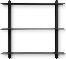 Nivo Shelf Large A Black Ash/ Black Home Furniture Shelves Black Gejst