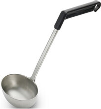Suppeøse Ergonova 24 Cl Stål/Sort Home Kitchen Kitchen Tools Spoons & Ladels Multi/patterned Gense