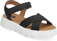 D Dandra 40 C Shoes Summer Shoes Platform Sandals Black GEOX