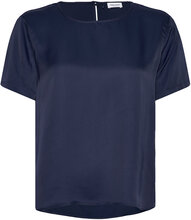 Blouse 1/2 Sleeve Tops Blouses Short-sleeved Blue Gerry Weber