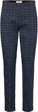 Pant Leisure Cropped Bottoms Trousers Straight Leg Blue Gerry Weber Edition