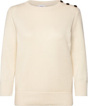 Pullover 3/4 Sleeve Tops Knitwear Jumpers Cream Gerry Weber Edition
