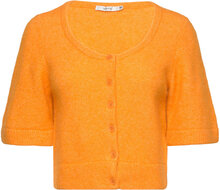 Alphagz U-Cardigan Tops Knitwear Cardigans Orange Gestuz