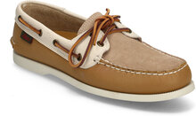 Gh 2 Eye Boater Mix Designers Boat Shoes Beige G.H. BASS
