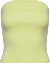Tube Top Tops T-shirts & Tops Sleeveless Green Gina Tricot