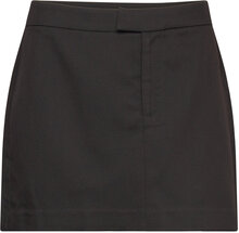 Short Tailored Skirt Kort Kjol Black Gina Tricot