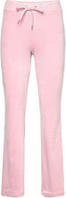 Velour Trousers Bottoms Trousers Joggers Pink Gina Tricot