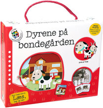 Dyrene På Bondegården Toys Kids Books Story Books Memory Multi/mønstret GLOBE*Betinget Tilbud