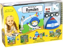 Min Lilla Rymdstation Toys Kids Books Story Books Classic Puzzles Multi/mønstret GLOBE*Betinget Tilbud