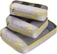 Triple Packing Cubes Bags Travel Accessories Yellow Go Travel