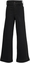 Wise Wide Leg Bottoms Jeans Wide Jeans Black Grunt