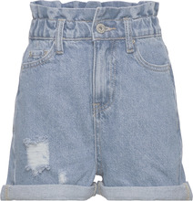 Yes Paper Bag Shorts Premium Blue Bottoms Shorts Blue Grunt