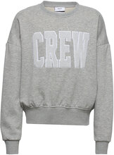 Emma Crew Sweat Tops Sweatshirts & Hoodies Sweatshirts Grey Grunt