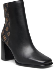 York Shoes Boots Ankle Boots Ankle Boot - Heel Svart GUESS*Betinget Tilbud