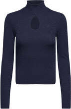 Ls Clio Top Tops Knitwear Jumpers Navy GUESS Jeans