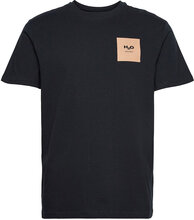 Lyø Organic Tee T-shirts Short-sleeved Svart H2O*Betinget Tilbud