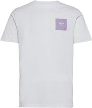 Lyø Organic Tee T-shirts Short-sleeved Hvit H2O*Betinget Tilbud