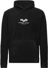 Blåvand Fleece Hoodie Tops Sweat-shirts & Hoodies Hoodies Black H2O