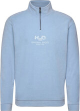 Blåvand Ii Fleece Half Zip Tops Sweat-shirts & Hoodies Fleeces & Midlayers Blue H2O