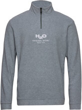 Blåvand Ii Fleece Half Zip Tops Sweat-shirts & Hoodies Fleeces & Midlayers Grey H2O