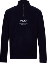 Blåvand Fleece Half Zip Sweat-shirts & Hoodies Fleeces & Midlayers Svart H2O*Betinget Tilbud
