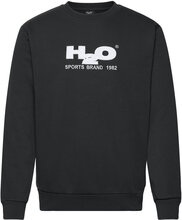 Logo Sweat O'neck Tops Sweatshirts & Hoodies Sweatshirts Navy H2O