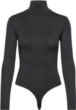 Elegant High Neck Bodystocking T-shirts & Tops Bodies Svart H2O Fagerholt*Betinget Tilbud