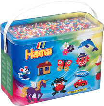 Hama Midi Beads 30.000 Pcs Mix 00 Toys Creativity Drawing & Crafts Craft Pearls Multi/patterned Hama