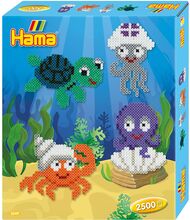 Hama Midi Gift Box Sea Creatures 2500 Pcs Toys Creativity Drawing & Crafts Craft Pearls Multi/mønstret Hama*Betinget Tilbud