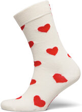 Heart Sock Lingerie Socks Regular Socks White Happy Socks