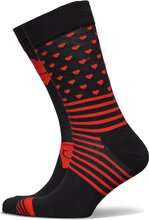 2-Pack I Heart You Socks Gift Set Lingerie Socks Regular Socks Black Happy Socks