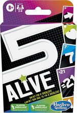 5 Alive Card Game, Kids Game, Fun Family Game For Ages 8 And Up, Card Game For 2 To 6 Players Toys Puzzles And Games Games Card Games Multi/patterned Hasbro Gaming