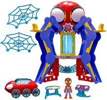 Marvels Spidey Och Hans Fantastiska Vänner Web-Spinners-Lekset Toys Playsets & Action Figures Action Figures Multi/patterned Marvel