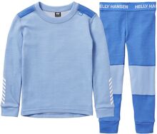 K Lifa Merino Set Base Layers Base Layer Sets Blå Helly Hansen*Betinget Tilbud