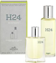 H24 Edt Refill Spray + Bottle Refill Parfyme Eau De Parfum Nude HERMÈS*Betinget Tilbud